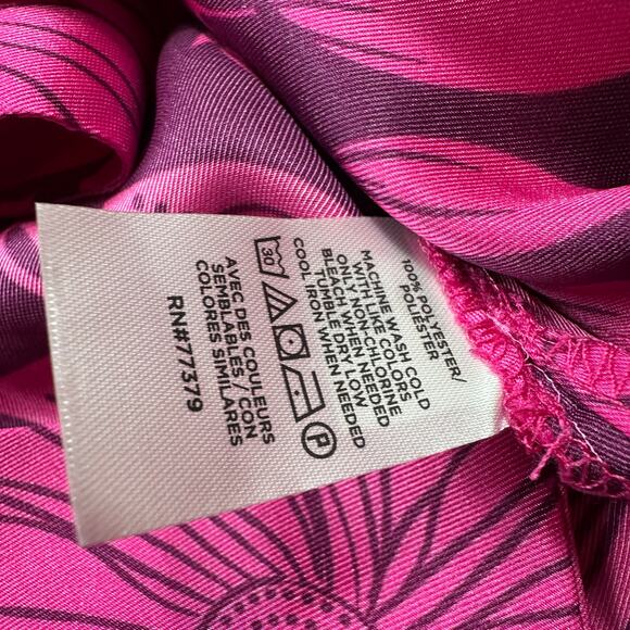 NWT Ann Taylor Plum Rose Floral Tie Kimono Wrap Cardigan Layering Romantic M/L - Picture 9 of 13